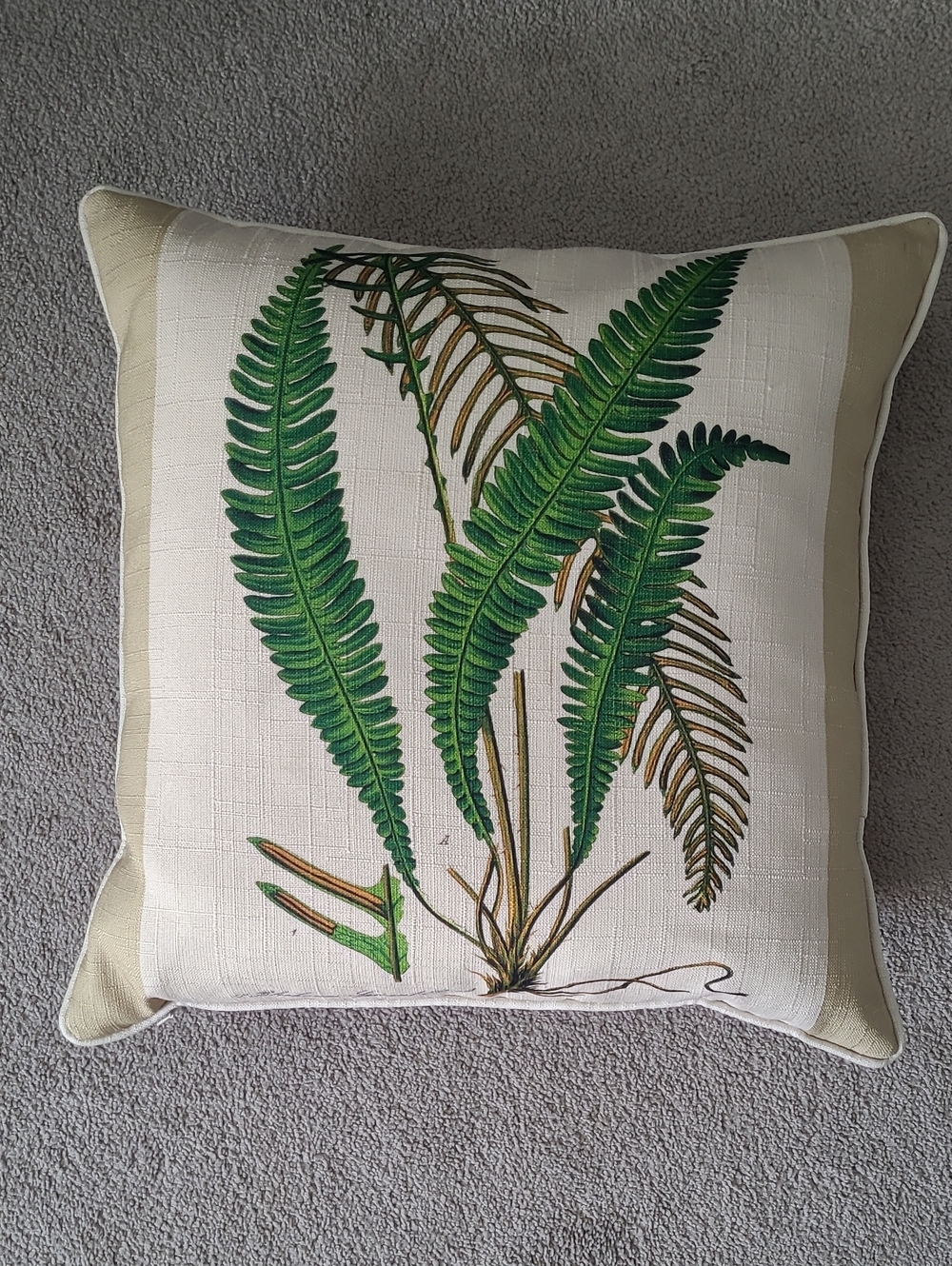 Bombay Company Botanical Fern Accent Pillow - Green, Set Of 2